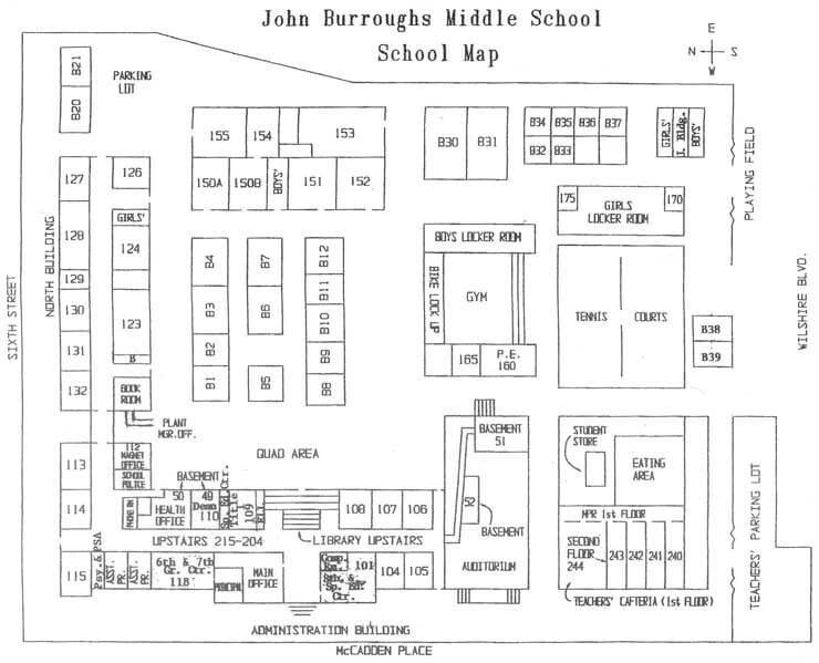 Middle School Inside Map